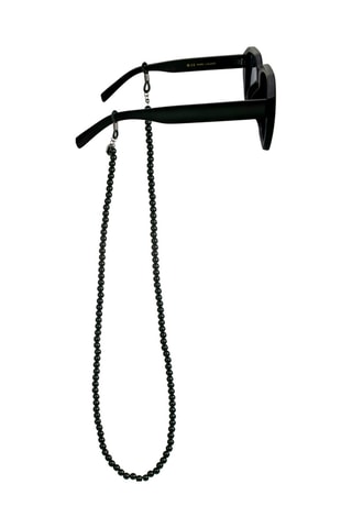 Óculos de sol polarizados e corrente unissexo - Categoria 3 - Preto