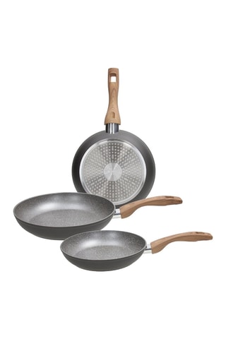 3 sartenes - 20, 24 y 28 cm