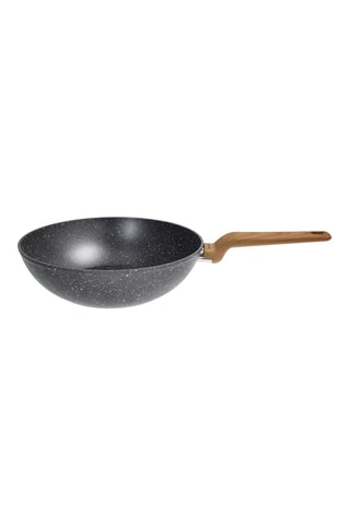 Wok con mango de madera Wild Stone - 28 cm