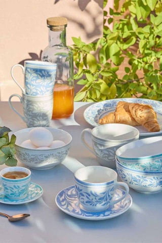 3 boles de porcelana New Bone China Iris - 60 cl