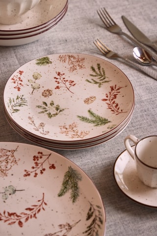 Vajilla de porcelana Madison Winter - 18 piezas