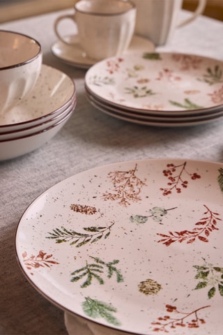 Vajilla de porcelana Madison Winter - 18 piezas