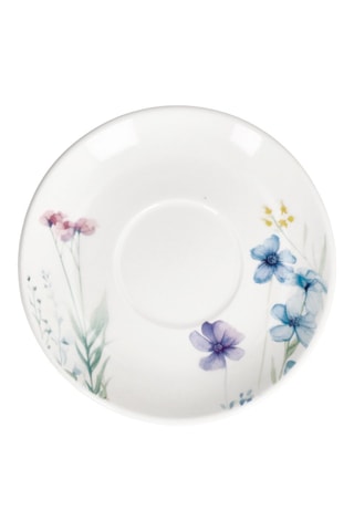 Juego de café de porcelana Bone China Iris Florenne - 6 personas
