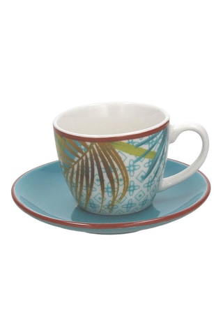 Juego de café de porcelana New Bone China Metropol Jungle Mood - 6 personas