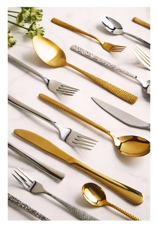 Cubertería de acero inoxidable Antony Ophira - 24 piezas 