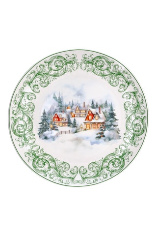 Plato llano de porcelana Natale Winter’s Dream - 30 cm