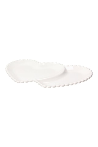 6 platos llanos de porcelana Ornament Pearl - 31 cm