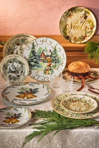 Plato llano de porcelana - 31 cm