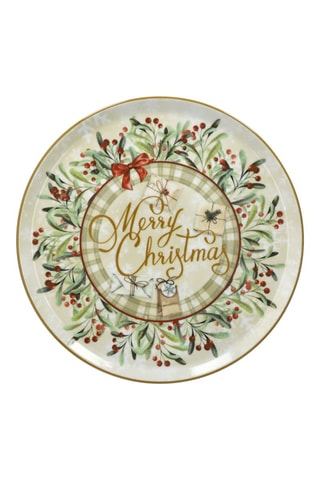 Plato llano de porcelana - 31 cm