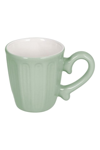 6 tazas de café de gres Madrid Camille Crema - 10 cl