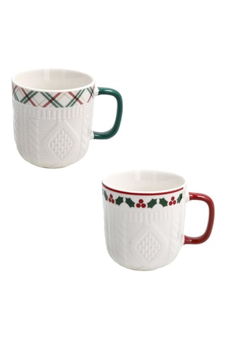 2 tazas de porcelana Let it snow - 35 cl