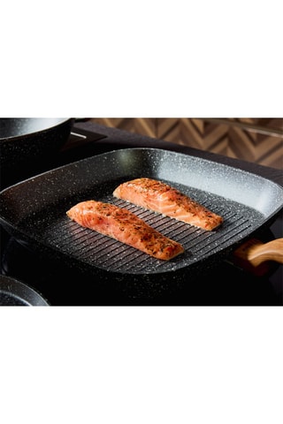 Grill con mango de madera Wild Stone - 28 cm