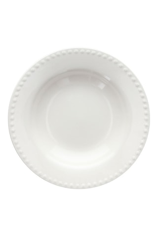 6 platos hondos de gres Shabby Colette - 22 cm