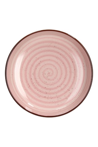 6 platos hondos de gres Urban Pastel - 18,5 cm