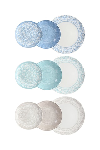 Vajilla de porcelana Madison - 18 piezas