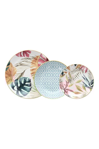 Vajilla de porcelana Madison - 18 piezas