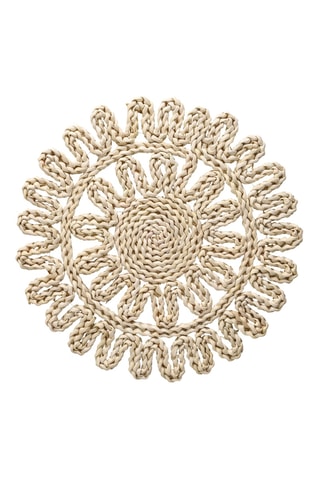 6 manteles individuales de fibra natural Fiji - 35 x 2 cm