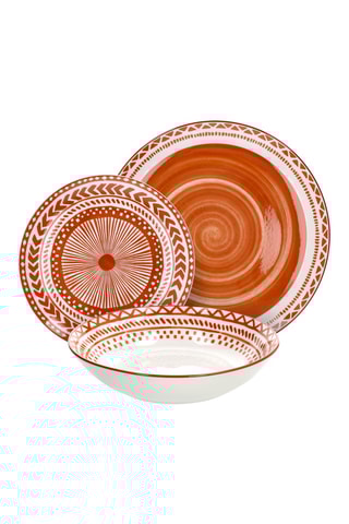 Vajilla de porcelana Madison Hakuna - 18 piezas