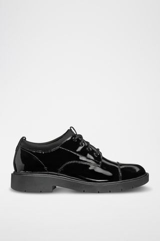 Derbys en cuir de veau verni Spherica - Noir