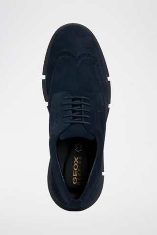 Derbys en nubuck Adacter - Bleu marine