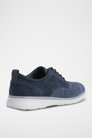 Derbys en nubuck Sirmione - Bleu marine