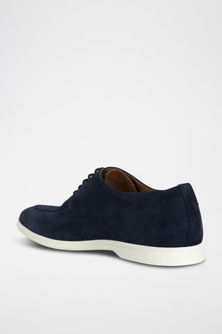 Derbys en nubuck Venzone - Bleu marine 