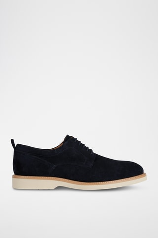 Derbys en nubuck Spherica - Bleu marine