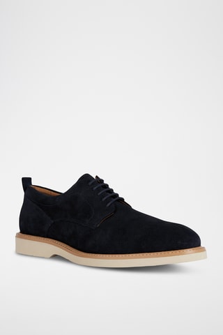Derbys en nubuck Spherica - Bleu marine