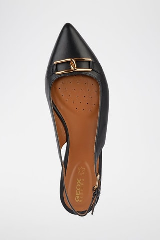 Ballerines en cuir - Noir