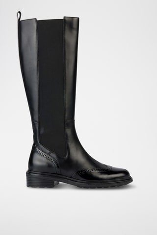 Bottes en cuir Walk Pleasure - Noir