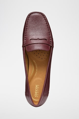 Mocassins en cuir Annytah - Bordeaux