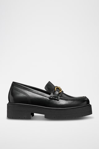 Mocassins en cuir Spherica - Noir