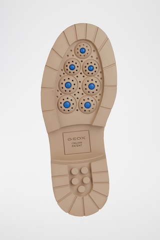 Mocassins plateformes en nubuck Spherica - Beige