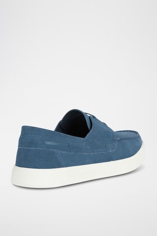 Chaussures bateau en nubuck Avola - Bleu cobalt