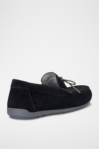 Mocassins en nubuck Tivoli - Bleu marine