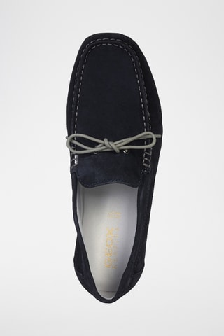 Mocassins en nubuck Tivoli - Bleu marine