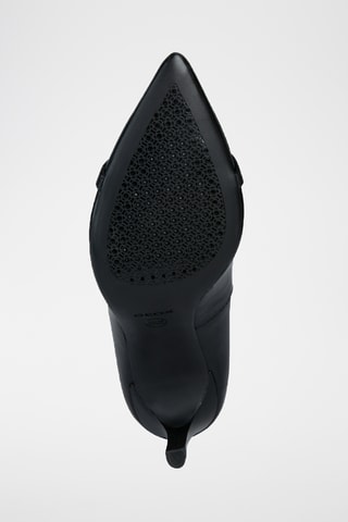 Escarpins en cuir nappa de mouton Faviola - Noir