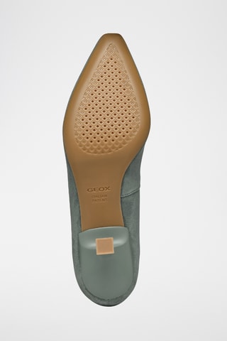Escarpins en cuir de chèvre nubuck Giselda - Vert