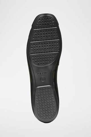 Ballerines en cuir de veau verni Annytah - Noir