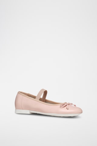 Ballerines en cuir Plie’ - Rose