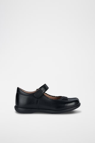 Babies en cuir Naimara - Noir