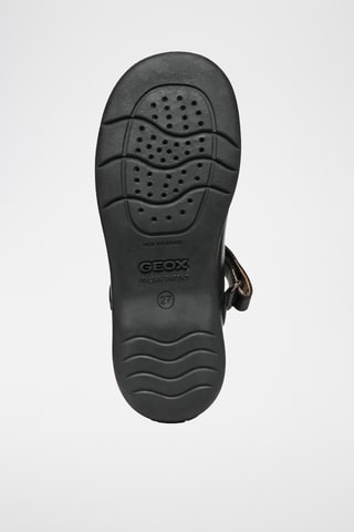 Babies en cuir nappa Naimara - Noir