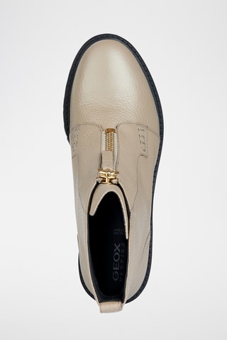 Boots en cuir Hoara - Beige