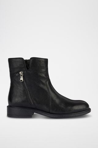 Bottines en cuir de mouton Catria - Noir