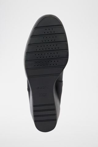 Bottines en cuir nappa Manilva - Noir