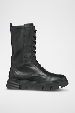 Bottines en cuir nappa Vilde - Noir