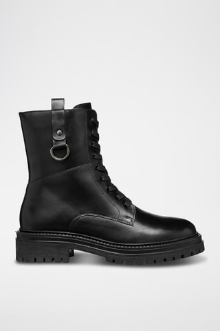 Bottines en cuir Iridea - Noir