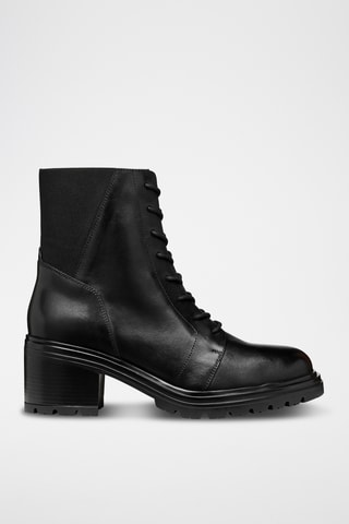 Bottines en cuir de veau Damiana - Noir