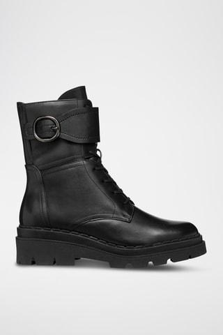 Bottines en cuir de veau Felleny - Noir