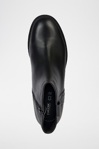 Bottines en cuir Larysse - Noir